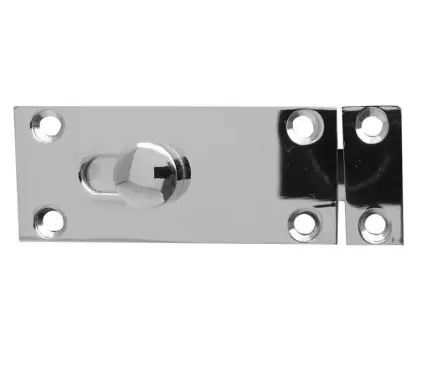 Click Here To Enlarge This Photo Of J1414PC Frelan Hardware Jedo Bathroom Slide Bolt 63x25mm Polished Chrome
