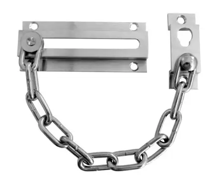 Click Here To Enlarge This Photo Of J3001SC Frelan Hardware Jedo Security Door Chain 200mm Satin Chrome