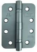 J8500RSC Frelan Hardware Jedo Grade 11 &lpar;Mild Steel&rpar; Radius Ball Bearing Hinges 102mm x 76mm x 3mm Satin Chrome