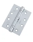 J8500SC Frelan Hardware Jedo Grade 11 &lpar;Mild Steel&rpar; Ball Bearing Hinges 102mm x 76mm x 3mm Satin Chrome