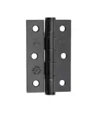 J8502BL Frelan Hardware Jedo Grade 7 &lpar;Mild Steel&rpar; Ball Bearing Hinges 76mm x 50mm x 2mm Matt Black