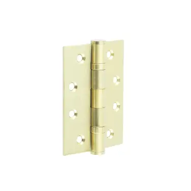 Click Here To Enlarge This Photo Of J9500SB Frelan Hardware Jedo Certifire Grade 13 &lpar;Stainless Steel&rpar; Ball Bearing Hinges 102mm x 76mm x 3mm Satin Brass