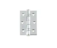 J9502PSS Frelan Hardware Jedo Grade 7 &lpar;Stainless Steel&rpar; Ball Bearing Hinges 76mm x 50mm Polished Stainless Steel