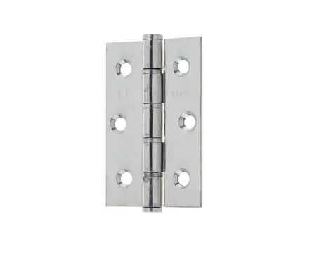 Click Here To Enlarge This Photo Of J9504PSS Frelan Hardware Jedo Grade 7 &lpar;Stainless Steel&rpar; Washered Hinges 76mm x 50mm Polished Stainless Steel