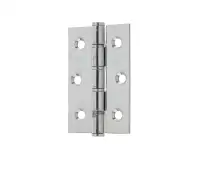 J9504PSS Frelan Hardware Jedo Grade 7 &lpar;Stainless Steel&rpar; Washered Hinges 76mm x 50mm Polished Stainless Steel