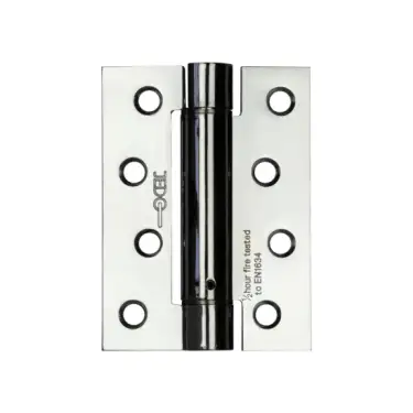 Click Here To Enlarge This Photo Of J9800PC Frelan Hardware Jedo Steel Single Action Spring Hinges 102mm x 76mm x 2&period;7mm &lpar;Pack of 3&rpar; Polished Chrome