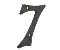 JAB15-7 Frelan Hardware Jedo Black Antique Door Numeral No&period;7