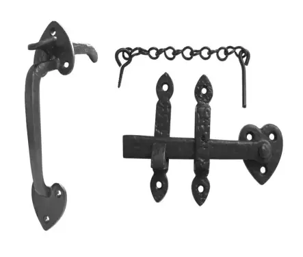 Click Here To Enlarge This Photo Of JAB18 Frelan Hardware Jedo Black Antique Gate Thumblatch 195mm