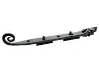 JAB21 Frelan Hardware Jedo Black Antique Range Curly Tail Casement Stay 300mm