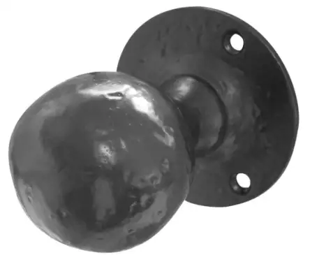 Click Here To Enlarge This Photo Of JAB5 Frelan Hardware Jedo Black Antique Ball Shape Mortice Door Knobs