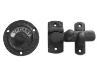 JAB80 Frelan Hardware Jedo Black Antique Indicator Bolt 70mm dia&period;