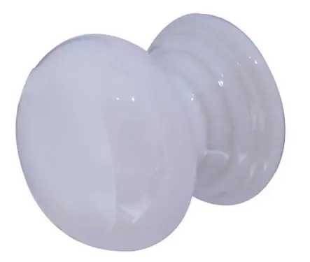 Click Here To Enlarge This Photo Of JC16 Frelan Hardware Jedo Porcelain Cupboard Knob 50mm White
