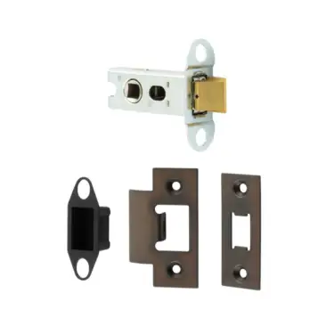 Click Here To Enlarge This Photo Of JL-HDT64DB Frelan Hardware Jedo Heavy Duty Tubular Latch 64mm Dark Bronze