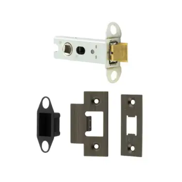 Click Here To Enlarge This Photo Of JL-HDT76AB Frelan Hardware Jedo Heavy Duty Tubular Latch 76mm Antique Brass