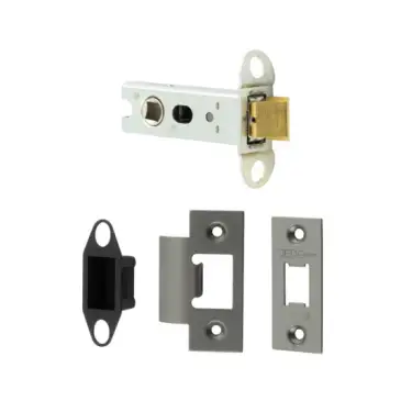 Click Here To Enlarge This Photo Of JL-HDT76GM Frelan Hardware Jedo Heavy Duty Tubular Latch 76mm Gun Metal
