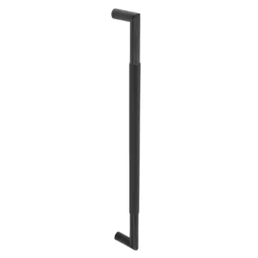 Click Here To Enlarge This Photo Of JMB10 Frelan Hardware Three One Six Diamond Bolt Through Pull Handle 600mm x 25mm Matt Black &lpar;Marine G316 Stainless Steel&rpar;