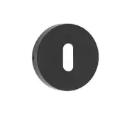 JMB16 Frelan Hardware Nero Matt Black Standard Escutcheon 52mm Dia&period;
