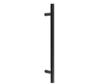 JMB219B Frelan Hardware Nero Matt Black Guardsman Pull Handle 400mm x 19mm x 300mm &lpar;Bolt Through&rpar;