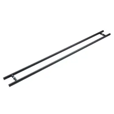 Click Here To Enlarge This Photo Of JMB521D Frelan Hardware Three One Six Guardsman Pull Handles 1800mm x 32mm x 1600mm &lpar;Back to Back&rpar; Matt Black