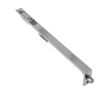 Click Here To Enlarge This Photo Of JPS52 Frelan Hardware Polished Stainless Steel Lever Action Flush Bolt &lpar;Square Forend&rpar; 305mm x 20mm