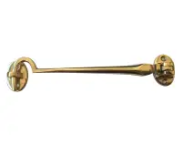 JV110APB Frelan Hardware Jedo Solid Brass Cabin Hook 75mm Polished Brass