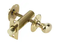 JV2689PB Frelan Hardware Jedo Bathroom Bolt c&sol;w Mortice Bolt Polished Brass