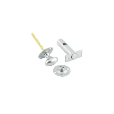 Click Here To Enlarge This Photo Of JV2689SC Frelan Hardware Jedo Bathroom Bolt c&sol;w Mortice Bolt Satin Chrome