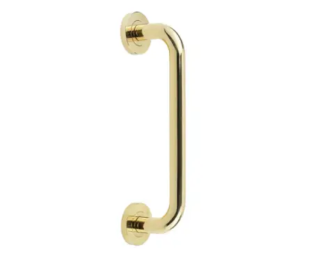 Click Here To Enlarge This Photo Of JV3500BPB Frelan Hardware Jedo Thame Pull Handle 305mm x 19mm Polished Brass