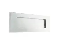 JV36SPC Frelan Hardware Jedo Plain Victorian Letter Plate 250mm x 76mm &lpar;225mm Centres&rpar; Polished Chrome