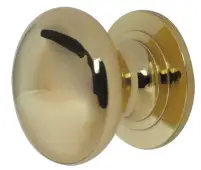 JV47APB Frelan Hardware Jedo Traditional Cupboard Knob 25mm Polished Brass