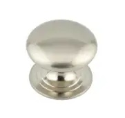 JV47BSN Frelan Hardware Jedo Traditional Cupboard Knob 32mm Satin Nickel