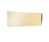 JV53APB Frelan Hardware Jedo Plain Inner Letter Tidy 304mm x 88mm Polished Brass