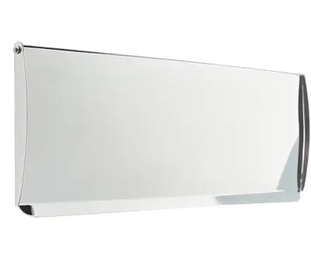 Click Here To Enlarge This Photo Of JV53APC Frelan Hardware Jedo Plain Inner Letter Tidy 304mm x 88mm Polished Chrome