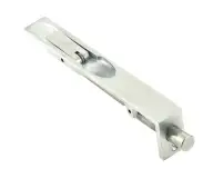 JV5640BSC Frelan Hardware Jedo Brass Lever Action Flush Bolt 150mm x 19mm Satin Chrome