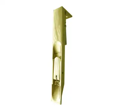 Click Here To Enlarge This Photo Of JV5640CPB Frelan Hardware Jedo Brass Lever Action Flush Bolt 200mm x 19mm Polished Brass