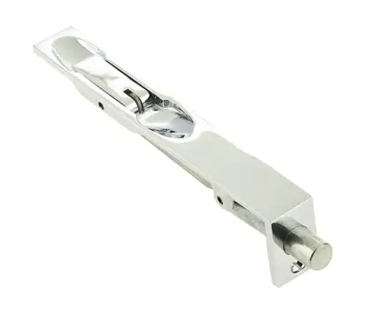 Click Here To Enlarge This Photo Of JV5640CPC Frelan Hardware Jedo Brass Lever Action Flush Bolt 200mm x 19mm Polished Chrome