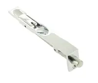 JV5640CPC Frelan Hardware Jedo Brass Lever Action Flush Bolt 200mm x 19mm Polished Chrome