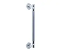 JV792PCSC Frelan Hardware Jedo Lydia Pull Handle 305mm Polished Chrome &sol; Satin Chrome