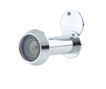 Click Here To Enlarge This Photo Of JV944PC Frelan Hardware Jedo 180 Degree Fire Rated Door Viewer to tit 35-55mm Doors Polished Chrome c&sol;w Intumescent