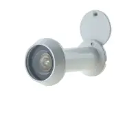 JV944WH Frelan Hardware Jedo 180 Degree Fire Rated Door Viewer to tit 35-55mm Doors White c&sol;w Intumescent