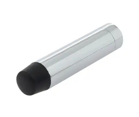 Click Here To Enlarge This Photo Of JV9559APC Frelan Hardware Jedo Cylinder Wall Mounted Door Stop &lpar;No Rose&rpar;  without Rose 70mm Polished Chrome