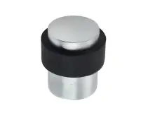 JV9565SC Frelan Hardware Jedo Cylinder Floor Mounted Door Stop &lpar;No Rose&rpar;  36x28mm Satin Chrome