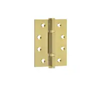 J9603SB Frelan Hardware Certifire Grade 13 &lpar;Stainless Steel&rpar; 3 Knuckle Polymer Bearing Hinges 102mm x 76mm x 3mm Satin Brass