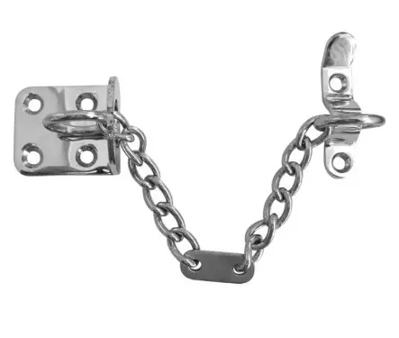 Click Here To Enlarge This Photo Of J3002PC Frelan Hardware Jedo Heavy Duty Security Door Chain 200mm Polished Chrome