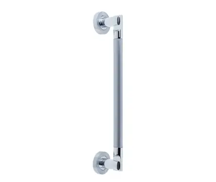 Click Here To Enlarge This Photo Of JV791PCSC Frelan Hardware Jedo Lydia Pull Handle 225mm Polished Chrome &sol; Satin Chrome