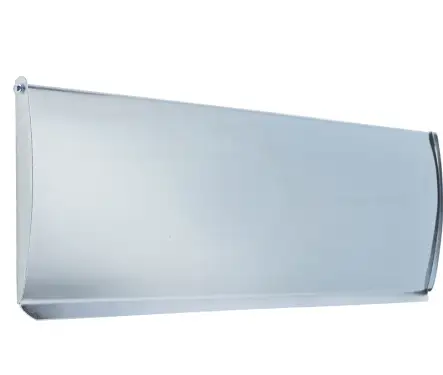 Click Here To Enlarge This Photo Of JV53CSC Frelan Hardware Jedo Plain Inner Door Tidy 400x126mm Satin Chrome