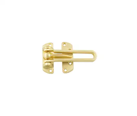 Click Here To Enlarge This Photo Of J3003SB Frelan Hardware Jedo Security Door Guard Satin Brass