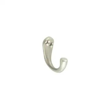 Click Here To Enlarge This Photo Of JV61SN Frelan Hardware Jedo Single Robe Hook 44mm Satin Nickel
