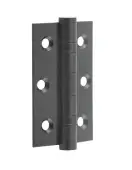 J9502MB Frelan Hardware Jedo Grade 7 &lpar;Stainless Steel&rpar; Ball Bearing Hinges 76mm x 50mm Matt Black