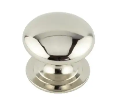 Click Here To Enlarge This Photo Of JV47CPN Frelan Hardware Jedo Traditional Cupboard Knob 38mm Polished Nickel